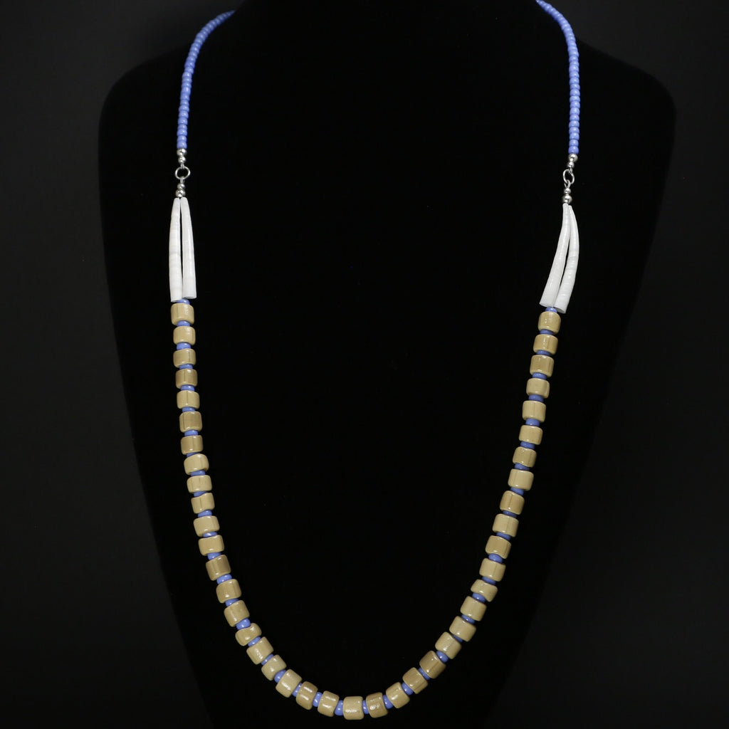 Beaded Dentalium Shell Necklace