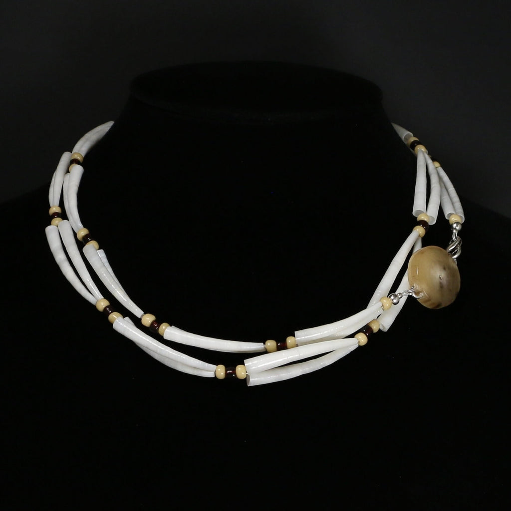 Pre-order: Extra Long Dentalium Shell Necklace
