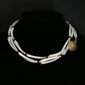 Pre-order: Extra Long Dentalium Shell Necklace