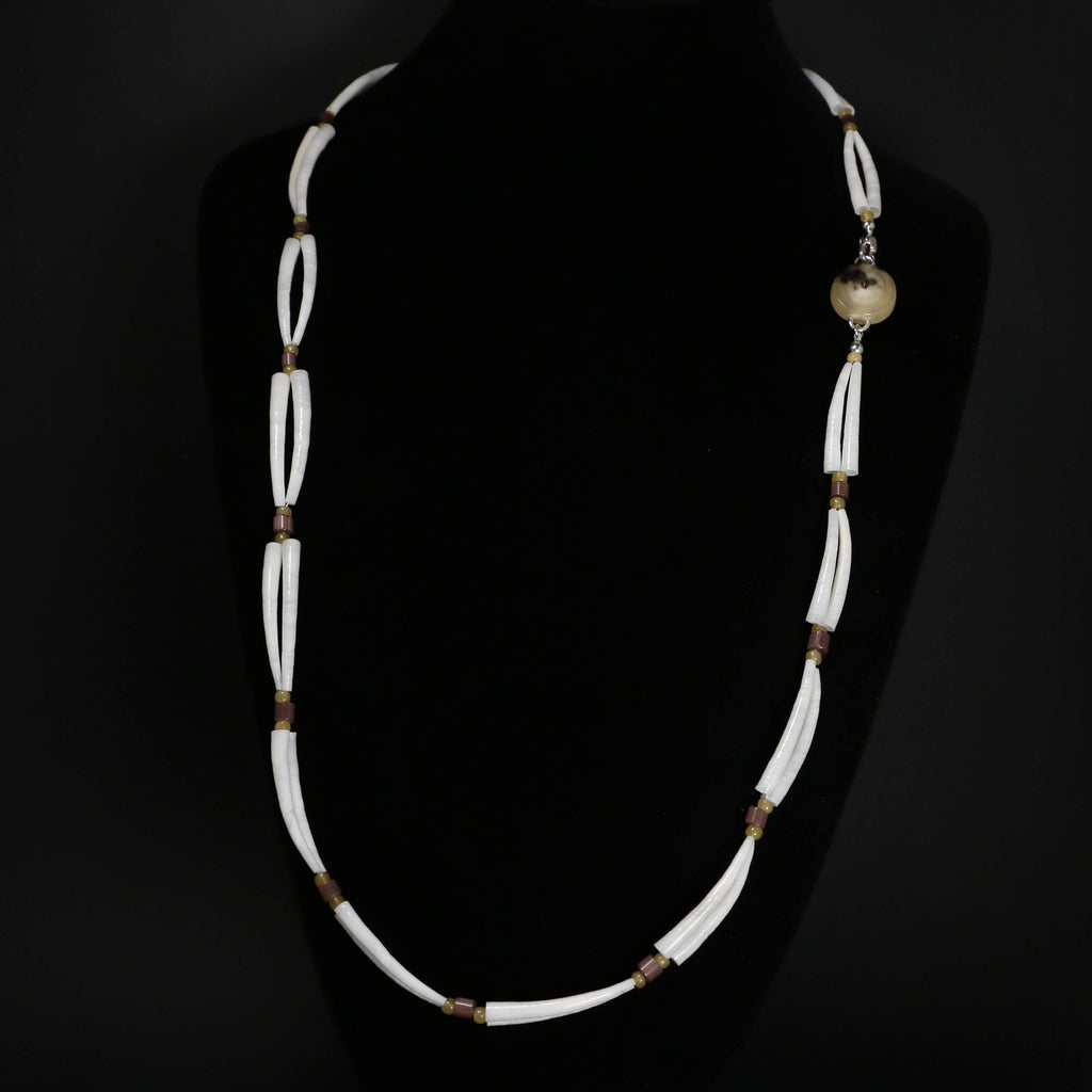 Pre-order: Long Dentalium Shell Necklace