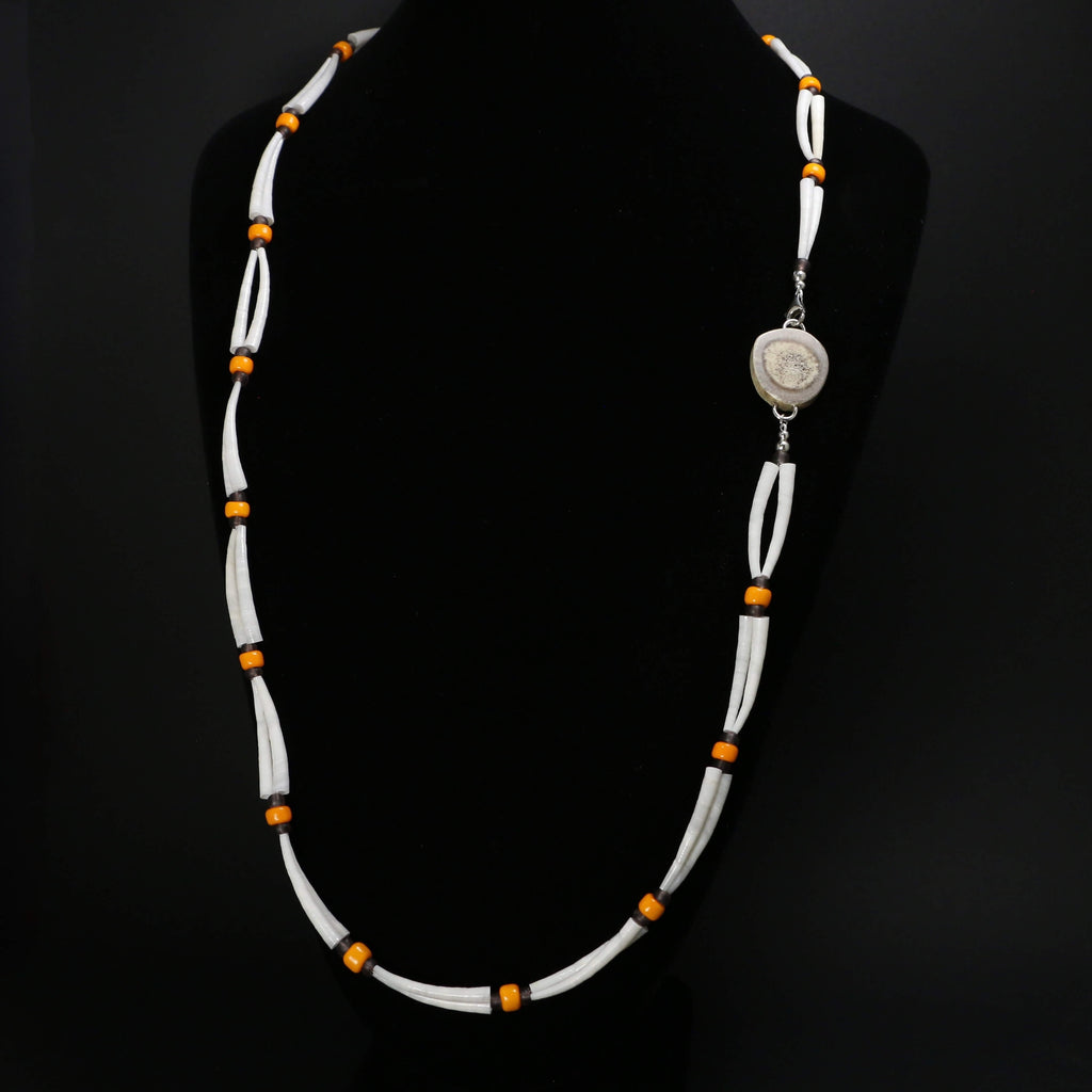 Long Dentalium Shell Necklace