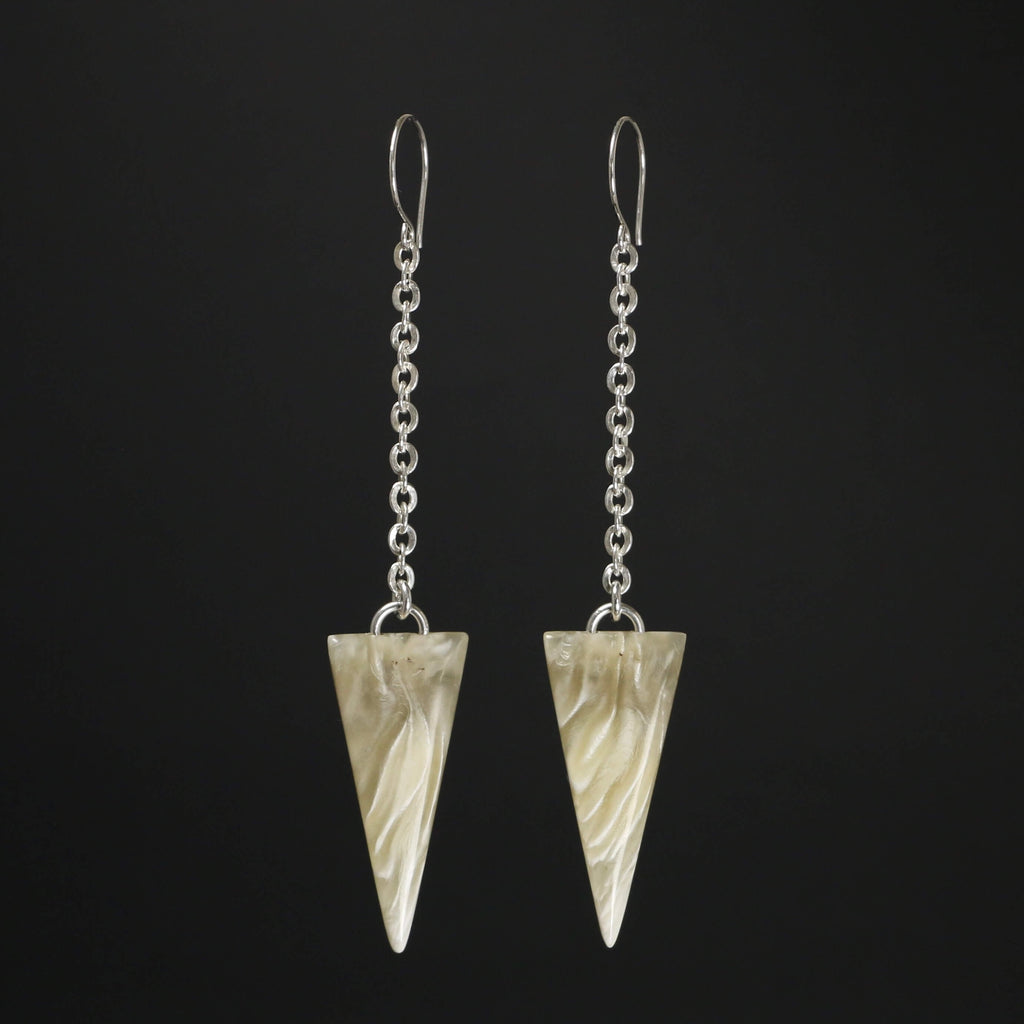 Pre-order: Dangly Muskox Horn Earrings