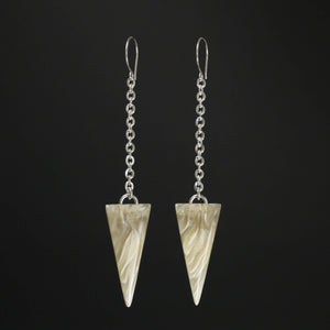 Pre-order: Dangly Muskox Horn Earrings