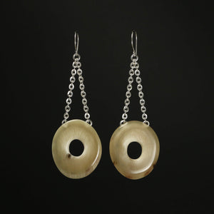 Pre-order:Muskox Horn Dangly Earrings